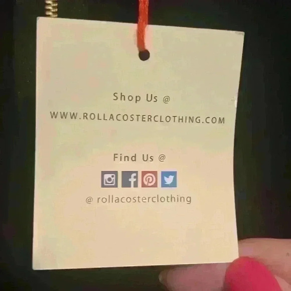 Rolla Coster Little Pencil Black Dress NWT Size Large with zip up back - Picture 9 of 9